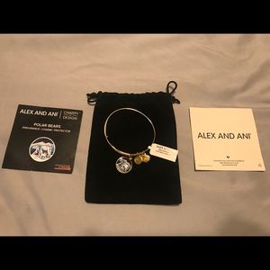 New Alex and Ani polar bear bracelet.